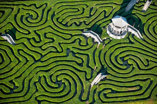 5.) Hedge Maze, Longleat (Inggris)