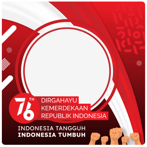  10. Link Twibbon Dirgahayu Republik Indonesia ke 76 HUT RI 76 Oleh Riza Fuady, 31.939 Dukungan