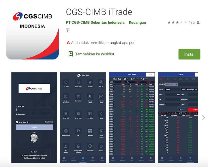 CIMB aplikasi saham penghasil uang