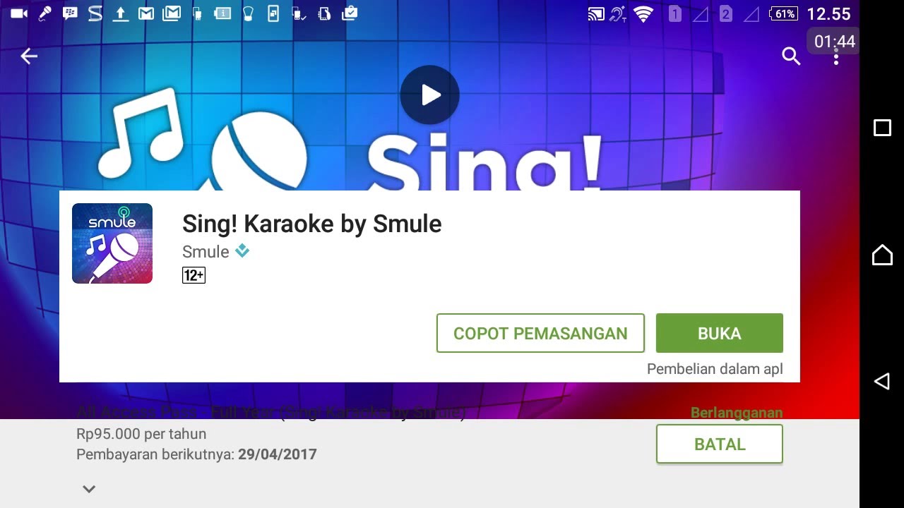 Aplikasi Sing! By Smule