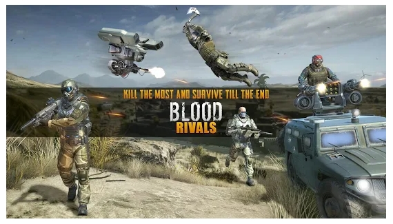 Blood Rivals - aplikasi game android FPS Offline ukuran kecil terbaik