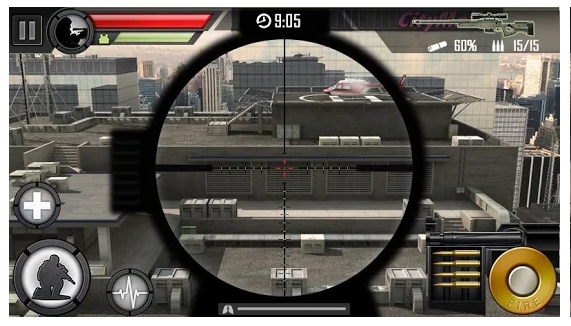 Modern Sniper- aplikasi game android FPS Offline ukuran kecil terbaik