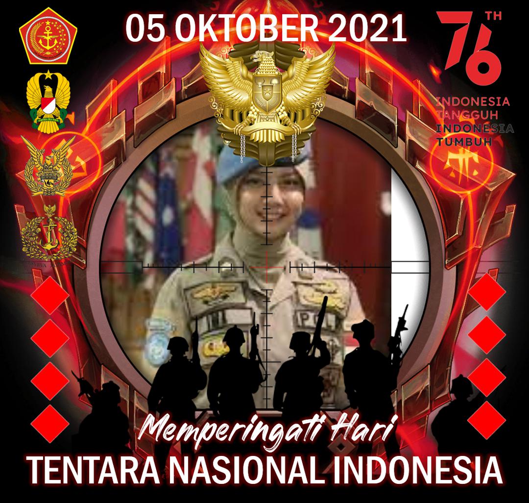 5. Twibbon Hari Tentara Nasional Indonesia TNI karya Yusiko Djalius