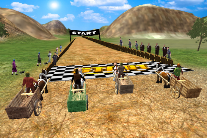 Kuda Troli Balap Simulasi 3D
