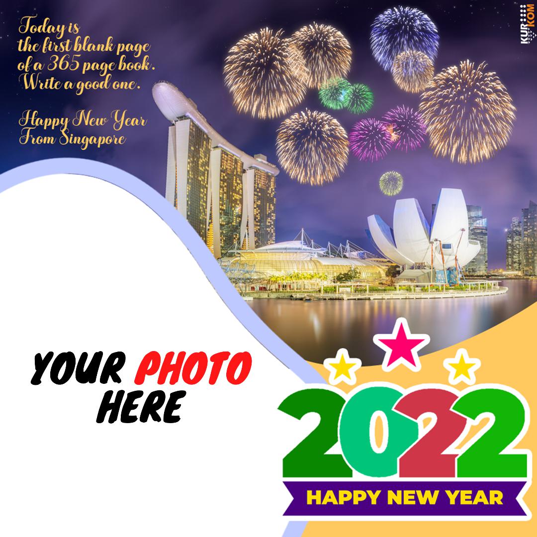 twibbon new year singapore 2022